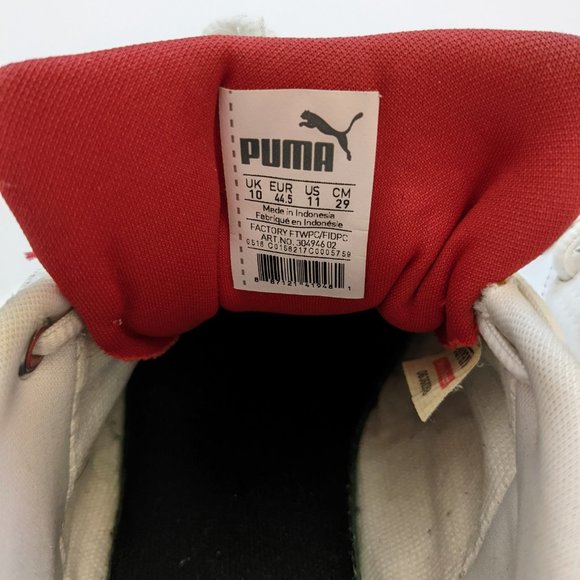Men's White Puma Ferrari Sneakers Size 11 - Picture 8 of 9